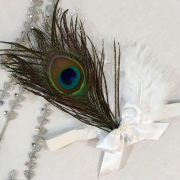 Peacock Angel Wings, Peacock Headband, Costume - Picture 5 of 8